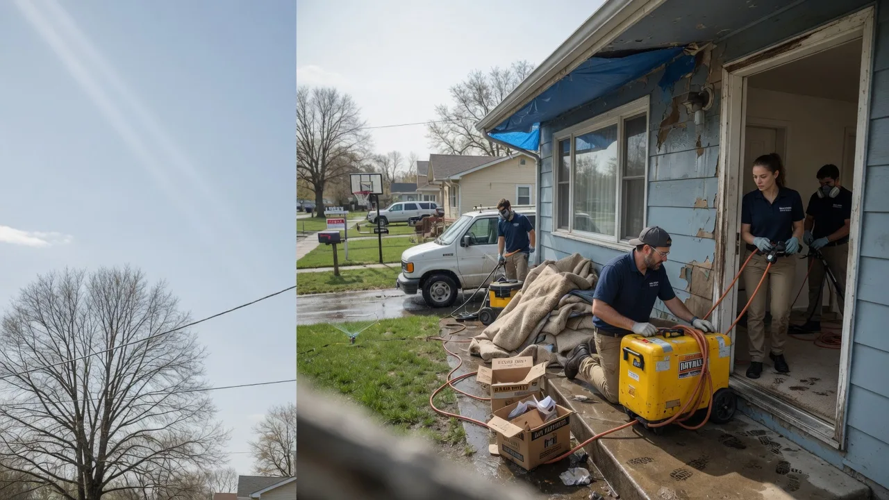Basement Flood Cleanup in Aniwa, WI near me